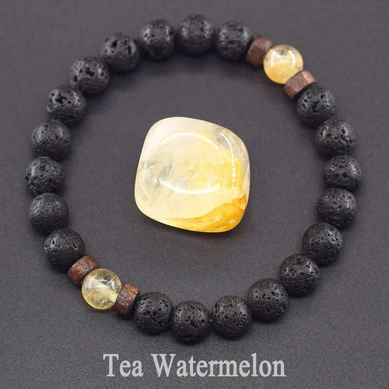 Lava Stone Men Bracelet Natural Labradorite Moonstone Bead Tibetan Buddha Bracelet Chakra Oil Diffuser Bracelet Men Jewelry