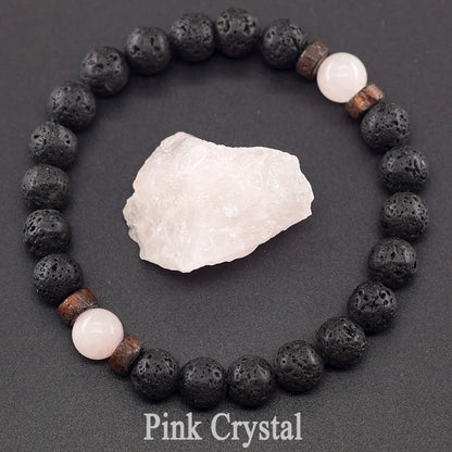 Lava Stone Men Bracelet Natural Labradorite Moonstone Bead Tibetan Buddha Bracelet Chakra Oil Diffuser Bracelet Men Jewelry